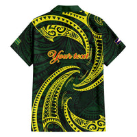 American Samoa Manua Cession Day Personalized Hawaiian Shirt Polynesian Wave Style