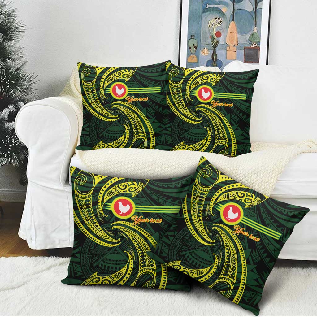 American Samoa Manua Cession Day Personalized Pillow Cover Polynesian Wave Style - Polynesian Pride