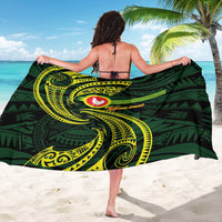 American Samoa Manua Cession Day Personalized Sarong Polynesian Wave Style