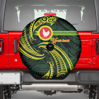 American Samoa Manua Cession Day Personalized Spare Tire Cover Polynesian Wave Style