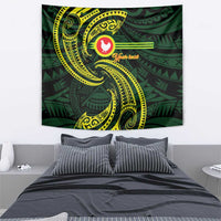 American Samoa Manua Cession Day Personalized Tapestry Polynesian Wave Style