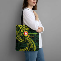 American Samoa Manua Cession Day Personalized Tote Bag Polynesian Wave Style - Polynesian Pride