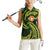 American Samoa Manua Cession Day Personalized Women Sleeveless Polo Shirt Polynesian Wave Style