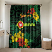 American Samoa Manu'atele Personalized Bathroom Set Manua Island Hibiscus Flowers - Polynesian Pride