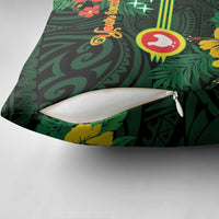 American Samoa Manu'atele Personalized Pillow Cover Manua Island Hibiscus Flowers - Polynesian Pride