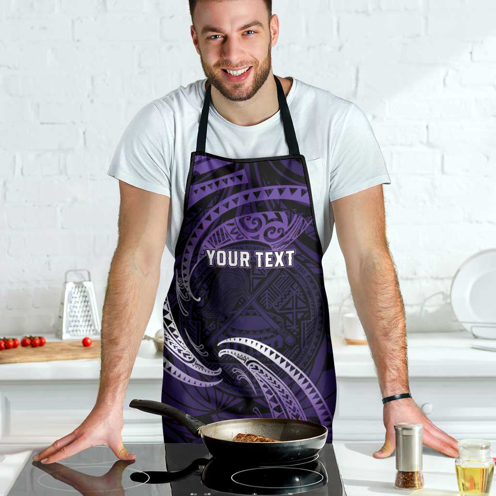 Manua Segaula American Samoa High School Personalized Apron Polynesian Wave Style LT9 - Polynesian Pride