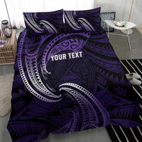 Manua Segaula American Samoa High School Personalized Bedding Set Polynesian Wave Style