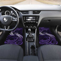 Manua Segaula American Samoa High School Personalized Car Mats Polynesian Wave Style