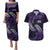 Manua Segaula American Samoa High School Personalized Couples Matching Puletasi and Hawaiian Shirt Polynesian Wave Style