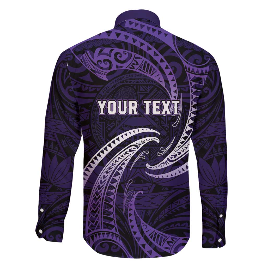 Manua Segaula American Samoa High School Personalized Family Matching Off Shoulder Maxi Dress and Hawaiian Shirt Polynesian Wave Style