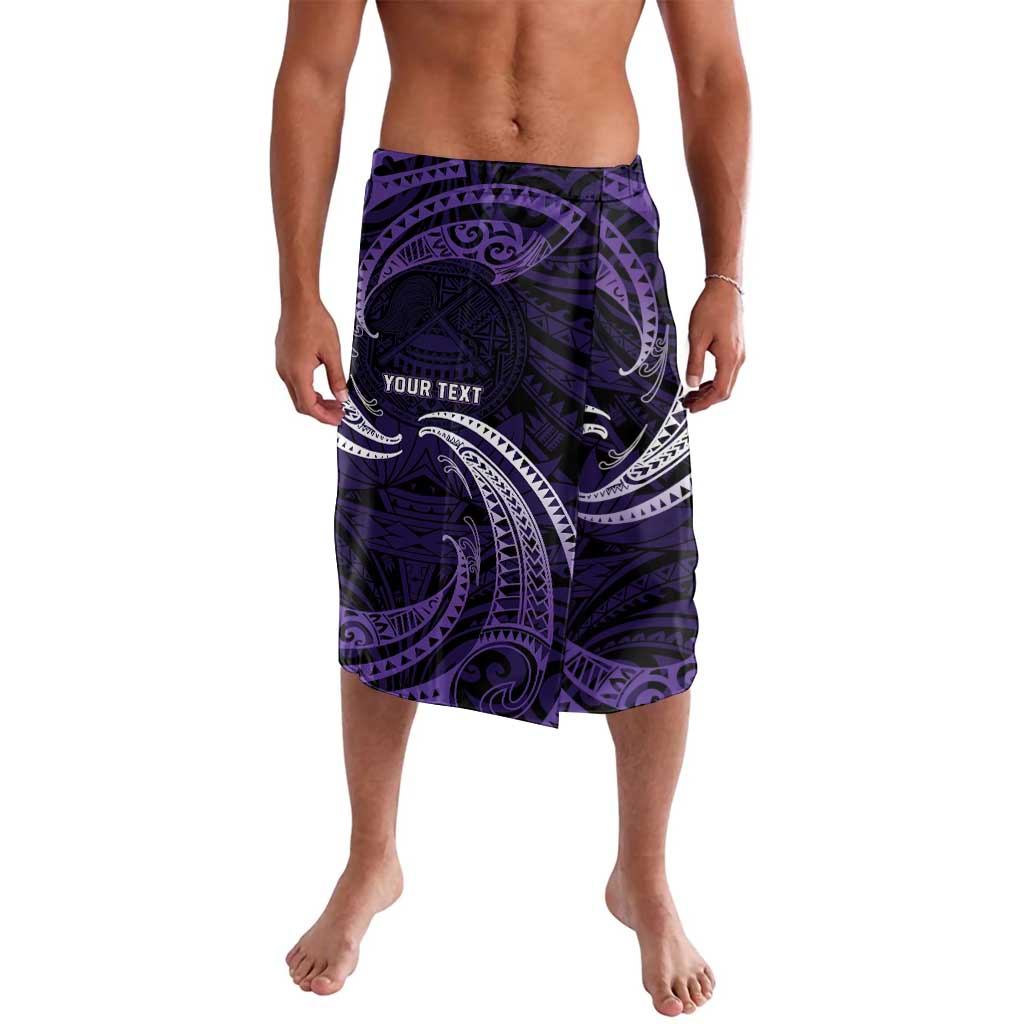 Manua Segaula American Samoa High School Personalized Lavalava Polynesian Wave Style