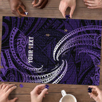 Manua Segaula American Samoa High School Personalized Puzzle Polynesian Wave Style - Polynesian Pride