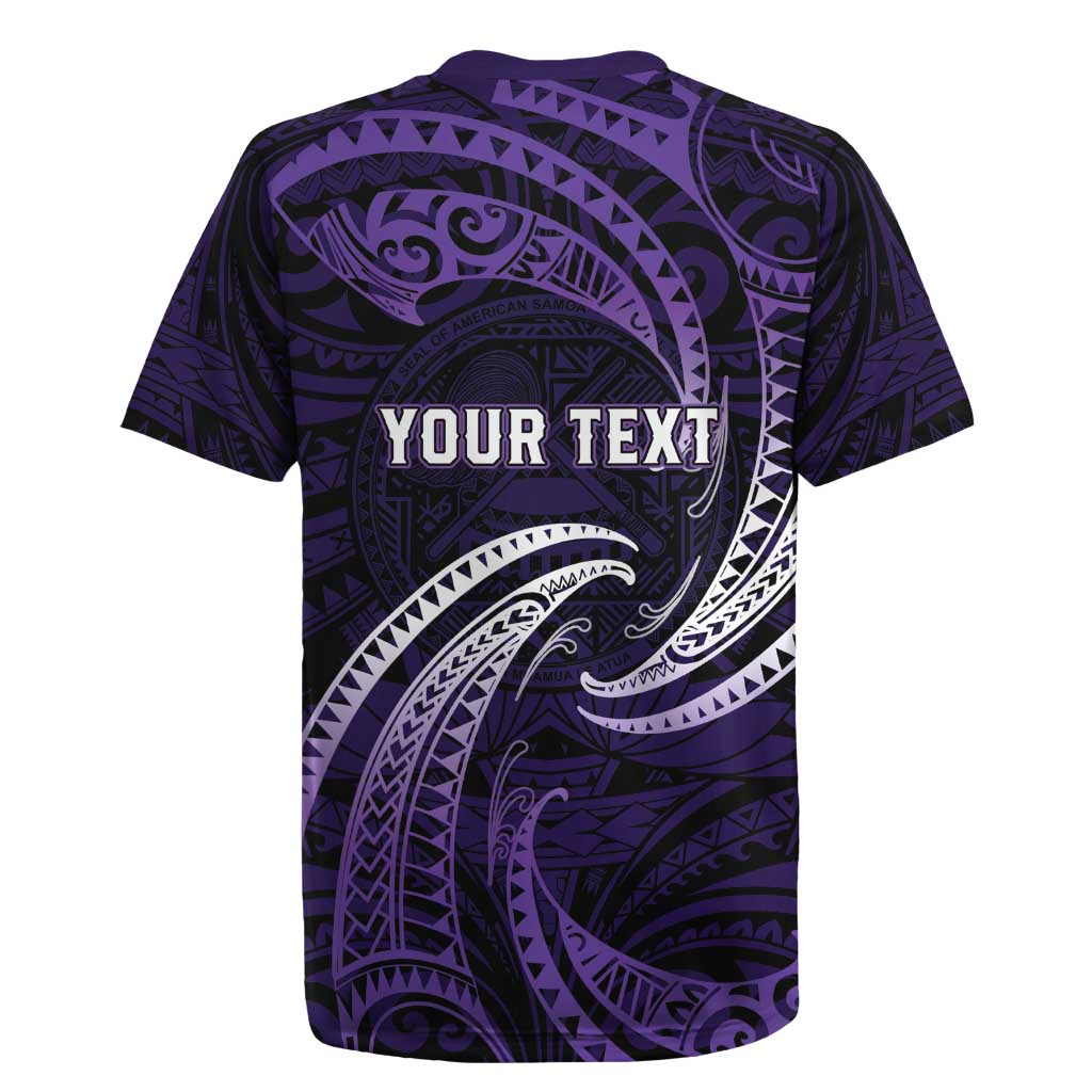 Manua Segaula American Samoa High School Personalized Rugby Jersey Polynesian Wave Style LT9 - Polynesian Pride