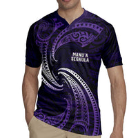 Manua Segaula American Samoa High School Personalized Rugby Jersey Polynesian Wave Style LT9 - Polynesian Pride