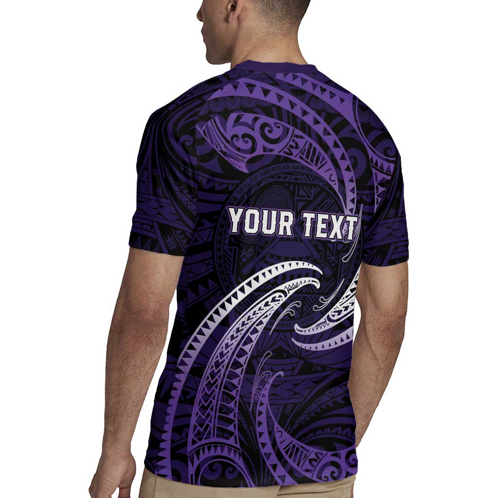 Manua Segaula American Samoa High School Personalized Rugby Jersey Polynesian Wave Style LT9 - Polynesian Pride