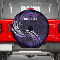 Manua Segaula American Samoa High School Personalized Spare Tire Cover Polynesian Wave Style