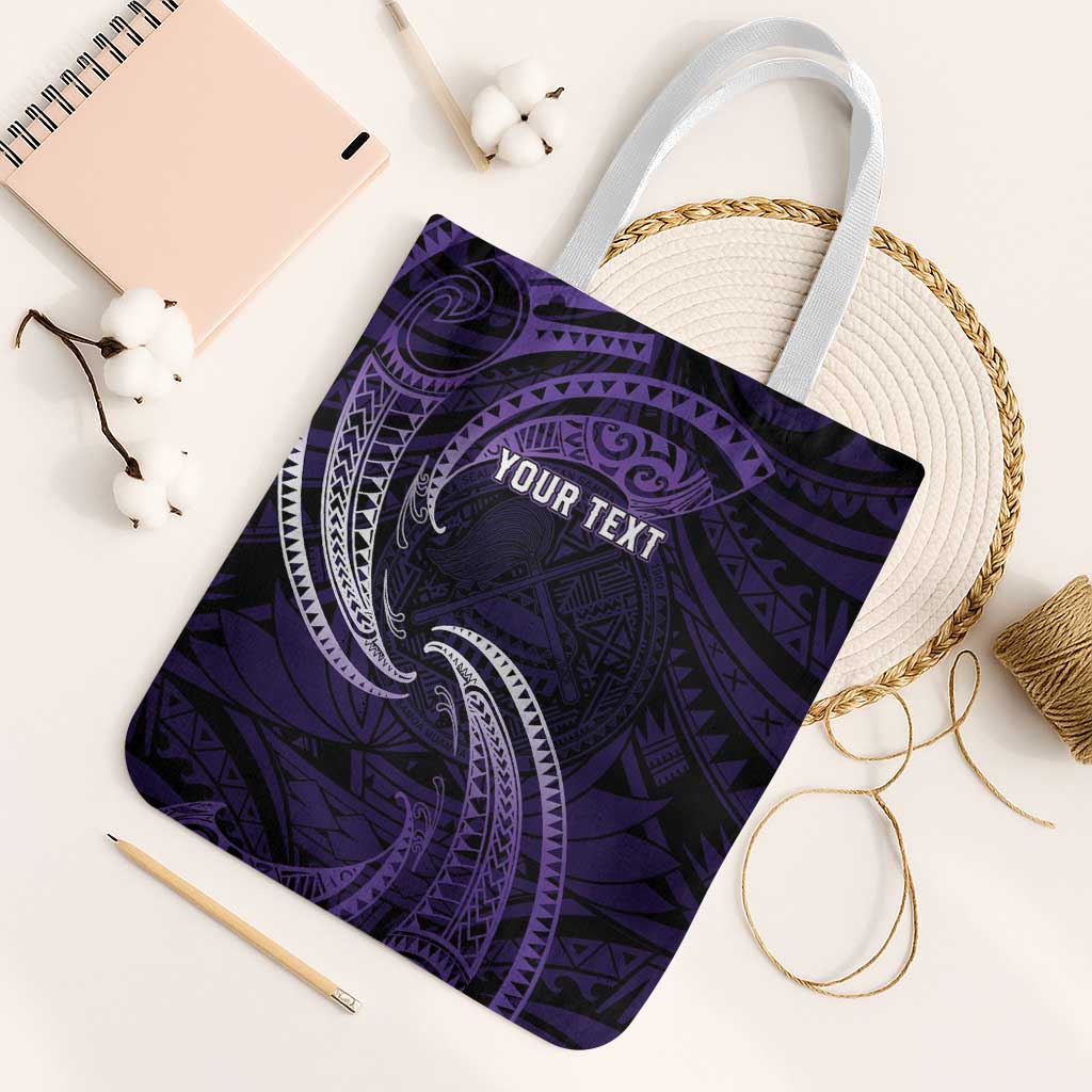 Manua Segaula American Samoa High School Personalized Tote Bag Polynesian Wave Style - Polynesian Pride