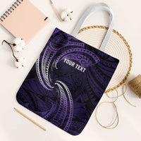 Manua Segaula American Samoa High School Personalized Tote Bag Polynesian Wave Style - Polynesian Pride