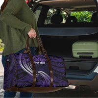 Manua Segaula American Samoa High School Personalized Travel Bag Polynesian Wave Style - Polynesian Pride