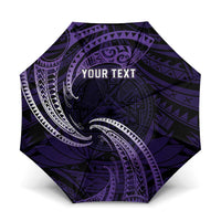 Manua Segaula American Samoa High School Personalized Umbrella Polynesian Wave Style - Polynesian Pride
