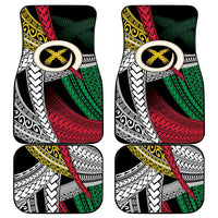 Ni-Van Vanuatu 45th Yumi Yumi Yumi Car Mats Vanuatuan Boar Tusk Polynesian Pattern LT9 - Polynesian Pride