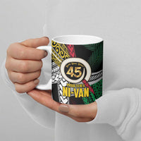 Ni-Van Vanuatu 45th Yumi Yumi Yumi Ceramic Mug Vanuatuan Boar Tusk Polynesian Pattern LT9 - Polynesian Pride