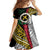 Ni-Van Vanuatu 45th Yumi Yumi Yumi Family Matching Puletasi and Hawaiian Shirt Vanuatuan Boar Tusk Polynesian Pattern