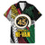 Ni-Van Vanuatu 45th Yumi Yumi Yumi Family Matching Puletasi and Hawaiian Shirt Vanuatuan Boar Tusk Polynesian Pattern
