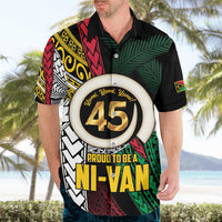 Ni-Van Vanuatu 45th Yumi Yumi Yumi Hawaiian Shirt Vanuatuan Boar Tusk Polynesian Pattern LT9 - Polynesian Pride