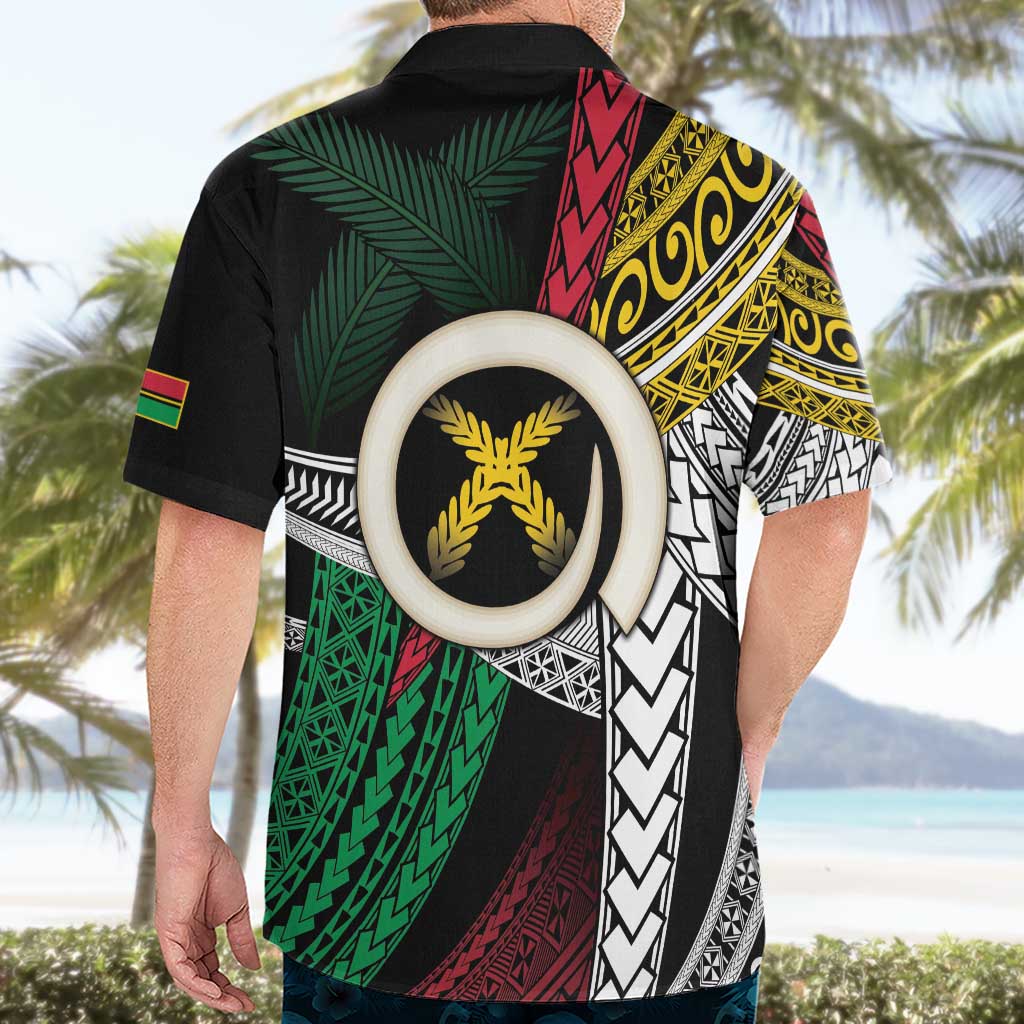 Ni-Van Vanuatu 45th Yumi Yumi Yumi Hawaiian Shirt Vanuatuan Boar Tusk Polynesian Pattern LT9 - Polynesian Pride