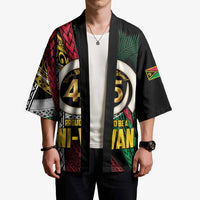 Ni-Van Vanuatu 45th Yumi Yumi Yumi Kimono Vanuatuan Boar Tusk Polynesian Pattern LT9 - Polynesian Pride
