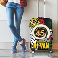 Ni-Van Vanuatu 45th Yumi Yumi Yumi Luggage Cover Vanuatuan Boar Tusk Polynesian Pattern