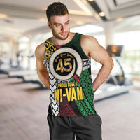 Ni-Van Vanuatu 45th Yumi Yumi Yumi Men Tank Top Vanuatuan Boar Tusk Polynesian Pattern LT9 Black - Polynesian Pride