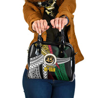Ni-Van Vanuatu 45th Yumi Yumi Yumi Shoulder Handbag Vanuatuan Boar Tusk Polynesian Pattern