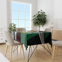 Ni-Van Vanuatu 45th Yumi Yumi Yumi Tablecloth Vanuatuan Boar Tusk Polynesian Pattern LT9 - Polynesian Pride