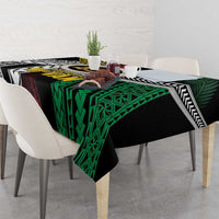 Ni-Van Vanuatu 45th Yumi Yumi Yumi Tablecloth Vanuatuan Boar Tusk Polynesian Pattern LT9 - Polynesian Pride