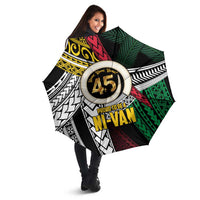 Ni-Van Vanuatu 45th Yumi Yumi Yumi Umbrella Vanuatuan Boar Tusk Polynesian Pattern LT9 - Polynesian Pride