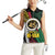 Ni-Van Vanuatu 45th Yumi Yumi Yumi Women Sleeveless Polo Shirt Vanuatuan Boar Tusk Polynesian Pattern