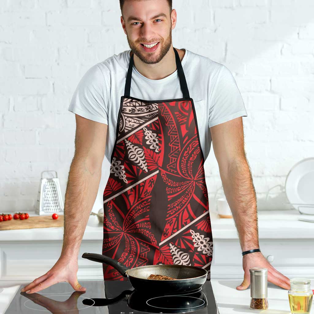 Vintage Ngatu Tribal Tonga Pattern Apron - Polynesian Pride