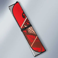 Vintage Ngatu Tribal Tonga Pattern Auto Sun Shade LT9 - Polynesian Pride