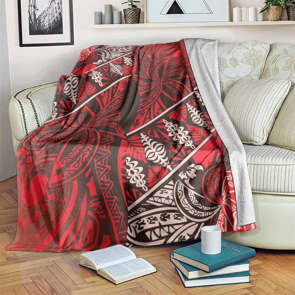 Vintage Ngatu Tribal Tonga Pattern Blanket - Polynesian Pride