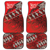 Vintage Ngatu Tribal Tonga Pattern Car Mats LT9 - Polynesian Pride