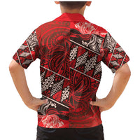 Vintage Ngatu Tribal Tonga Pattern Family Matching Mermaid Dress and Hawaiian Shirt - Polynesian Pride