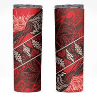 Vintage Ngatu Tribal Tonga Pattern Skinny Tumbler - Polynesian Pride