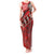 Vintage Ngatu Tribal Tonga Pattern Tank Maxi Dress - Polynesian Pride