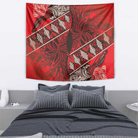 Vintage Ngatu Tribal Tonga Pattern Tapestry - Polynesian Pride