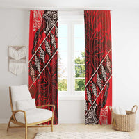 Vintage Ngatu Tribal Tonga Pattern Window Curtain LT9 - Polynesian Pride