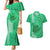 Strong Maui Couples Matching Mermaid Dress and Hawaiian Shirt Good Living Hawaii with Shaka Sign Kakau Tribal Green LT9 Green - Polynesian Pride