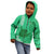 Strong Maui Kid Hoodie Good Living Hawaii with Shaka Sign Kakau Tribal Green LT9 - Polynesian Pride