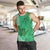 Strong Maui Men Tank Top Good Living Hawaii with Shaka Sign Kakau Tribal Green LT9 - Polynesian Pride